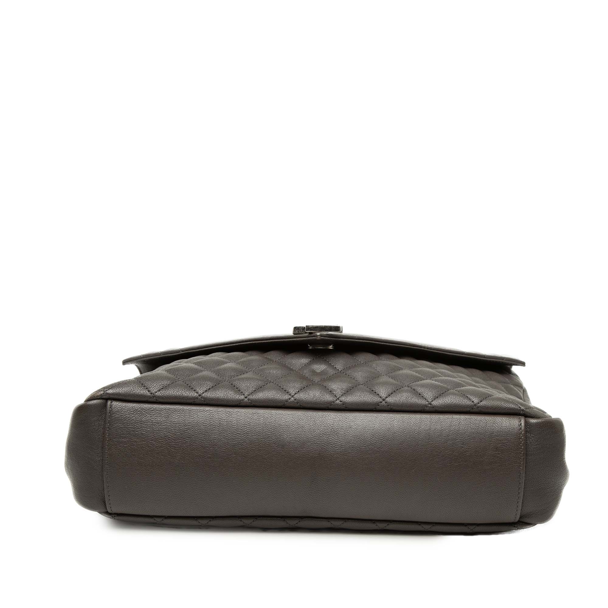 Large Triquilt Sheepskin Monogram College Bag - Image 3