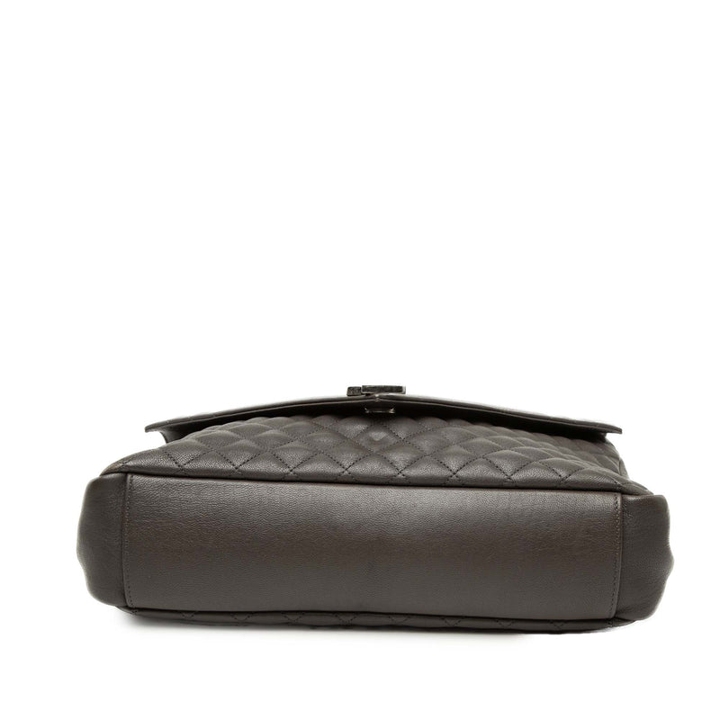 Large Triquilt Sheepskin Monogram College Bag - Image 3