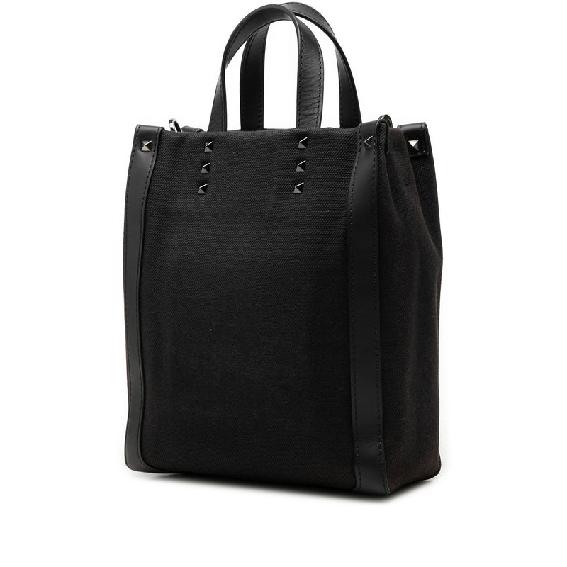 Mini Canvas Rockstud VLTN Tote - Image 2