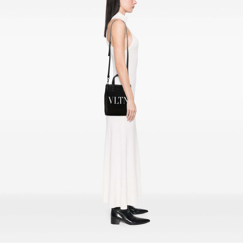 Mini Canvas Rockstud VLTN Tote - Image 6