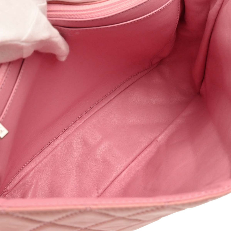 Chanel Classic Single Flap Quilted Lambskin Pink Leather Bag