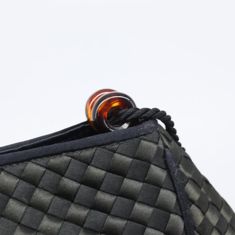 Bottega Veneta Vintage Intrecciato Hobo Nylon Black
