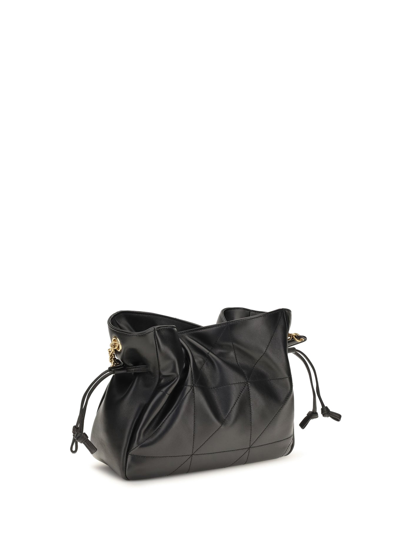 Saint Laurent Jamie Shoulder Bag — Black Lambskin