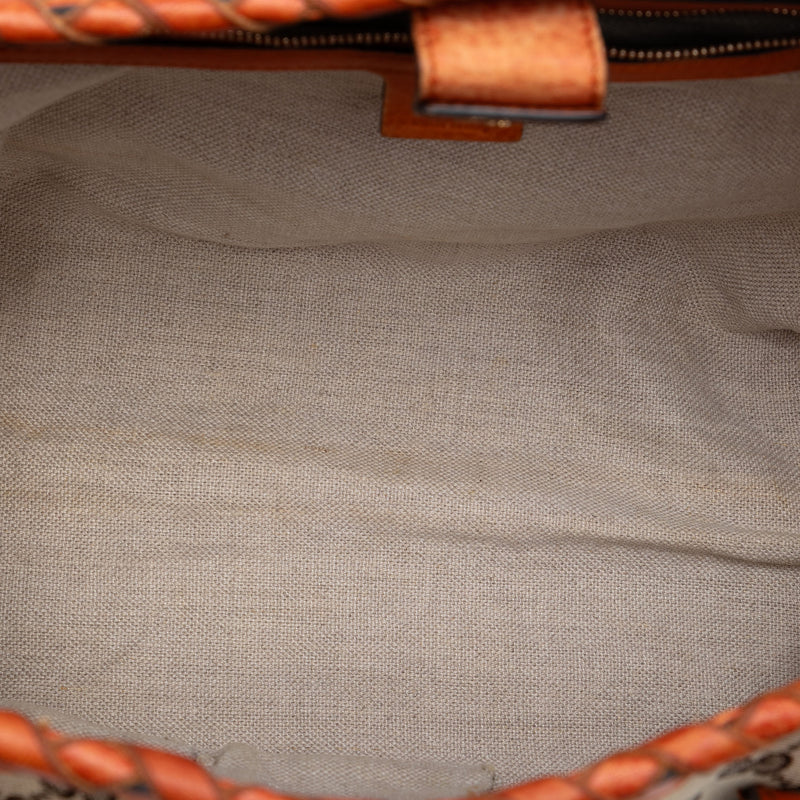 Medium GG Canvas Bamboo Tassel Tote - Image 4