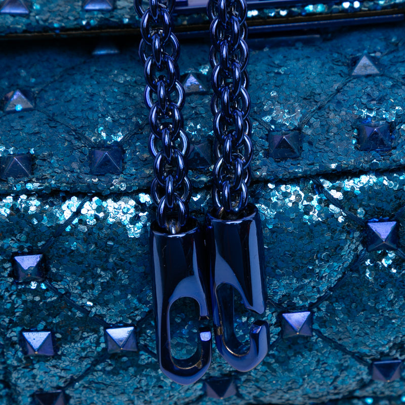 Mini Glitter Rockstud Spike Satchel - Image 10