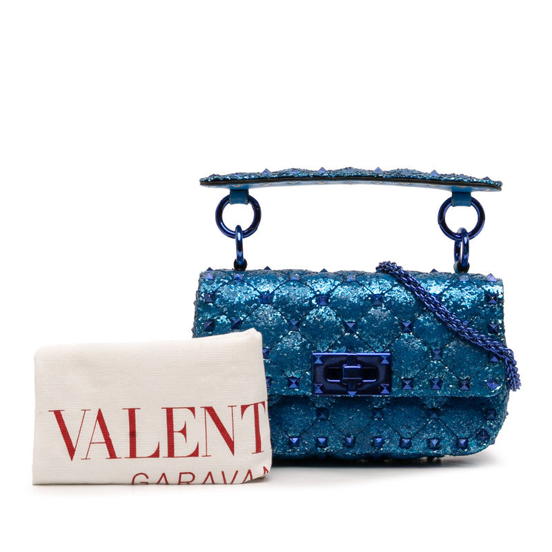 Mini Glitter Rockstud Spike Satchel - Image 12