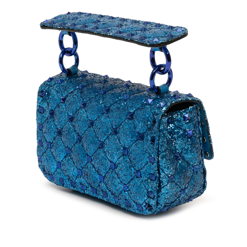 Mini Glitter Rockstud Spike Satchel - Image 2