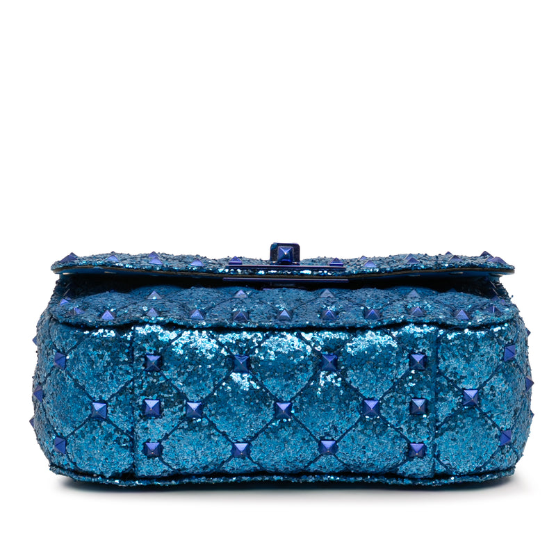 Mini Glitter Rockstud Spike Satchel - Image 3