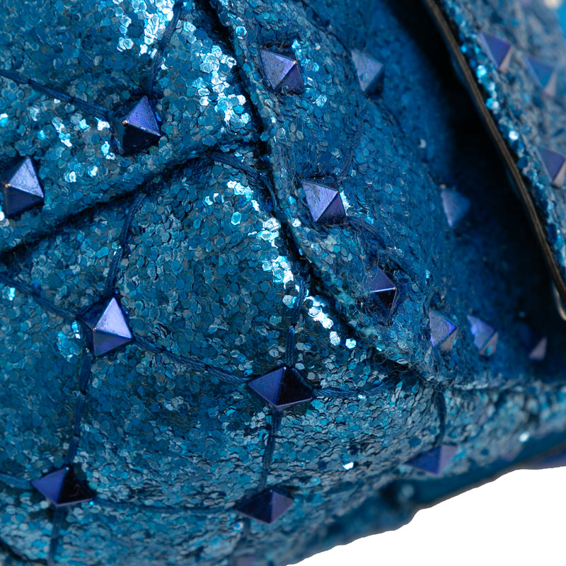 Mini Glitter Rockstud Spike Satchel - Image 9