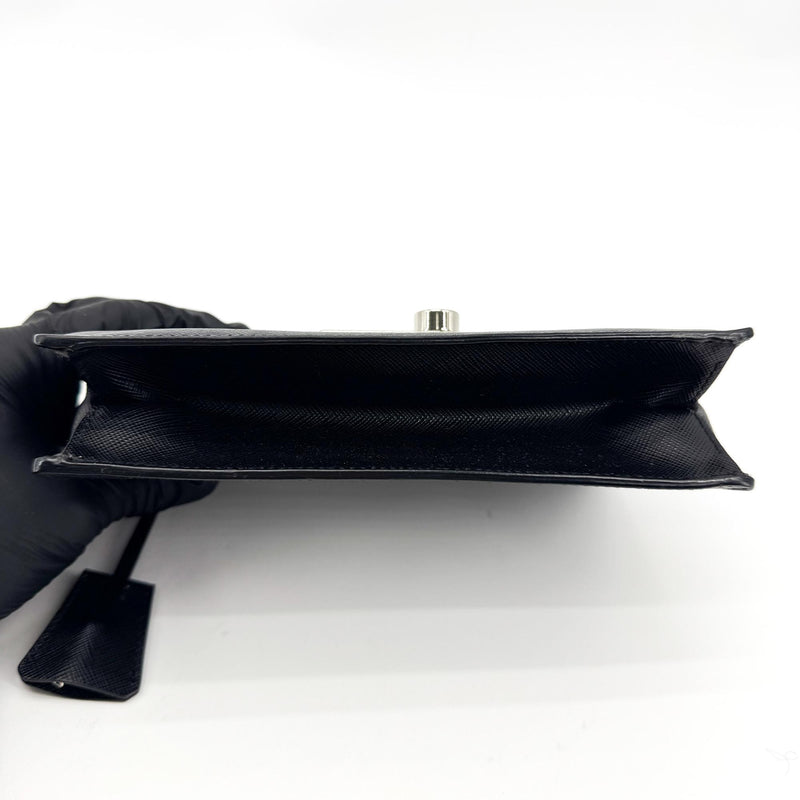 Prada Convertible Sound Vernice Saffiano Leather Black Bag
