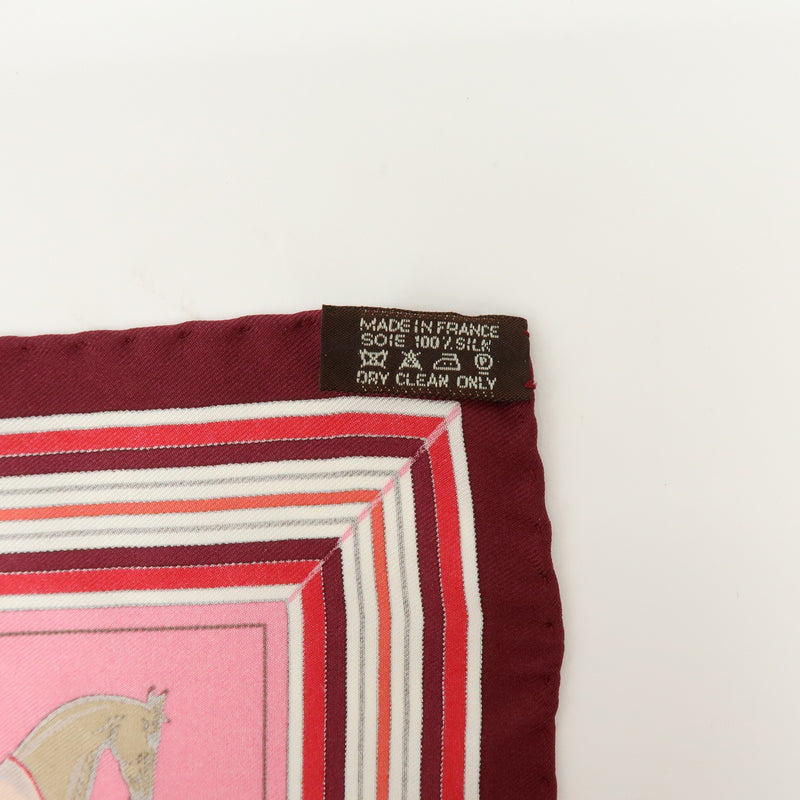 Hermes Carré 42 Silk Pink Accessory