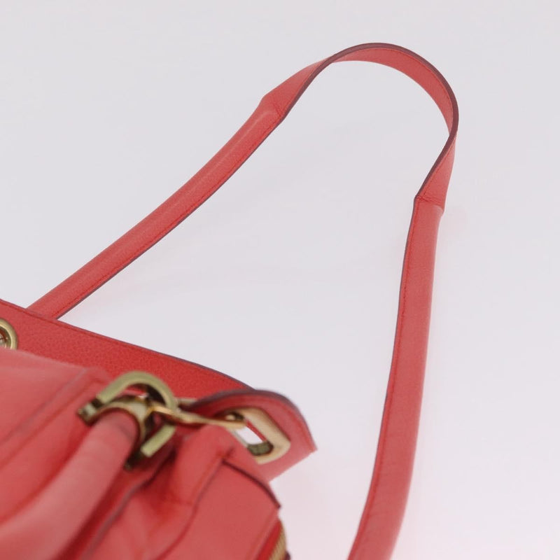 Chloe Paraty Top Handle Leather Pink Bag