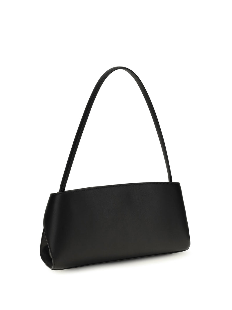 Ferragamo Hug Shoulder Bag — Black Calf Leather Bos Taurus