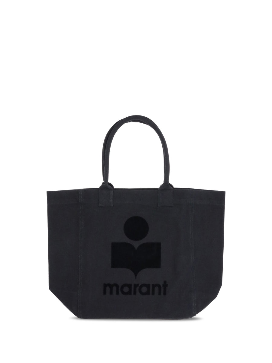 Isabel Marant Yenky Tote Bag — Black Cotton