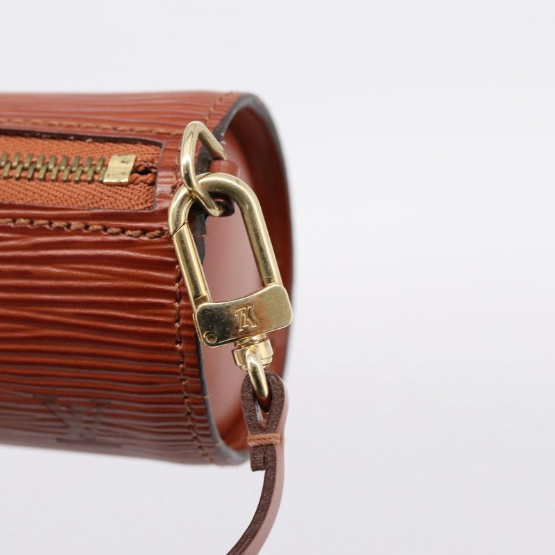 Louis Vuitton Soufflot Pochette Epi Leather Brown Bag