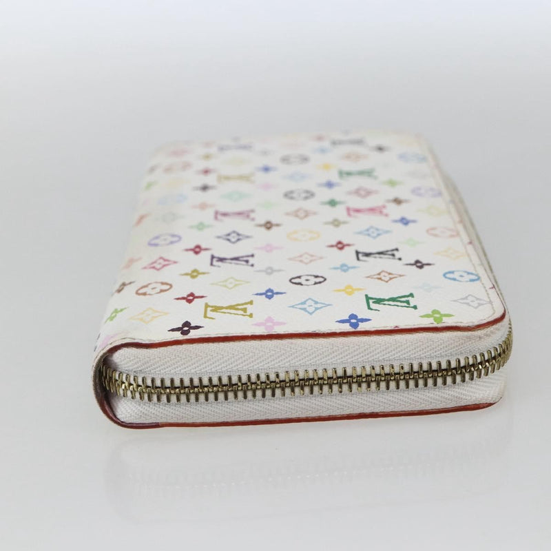 Louis Vuitton Zippy Wallet Nm Murakami Multicolor White Multicolour Canvas