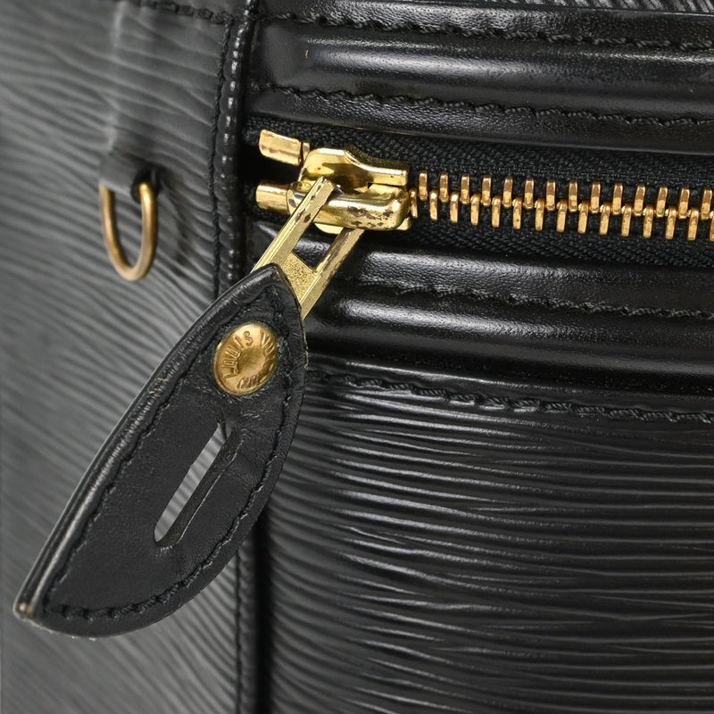 Louis Vuitton Cannes Beauty Case Epi Leather Black Bag