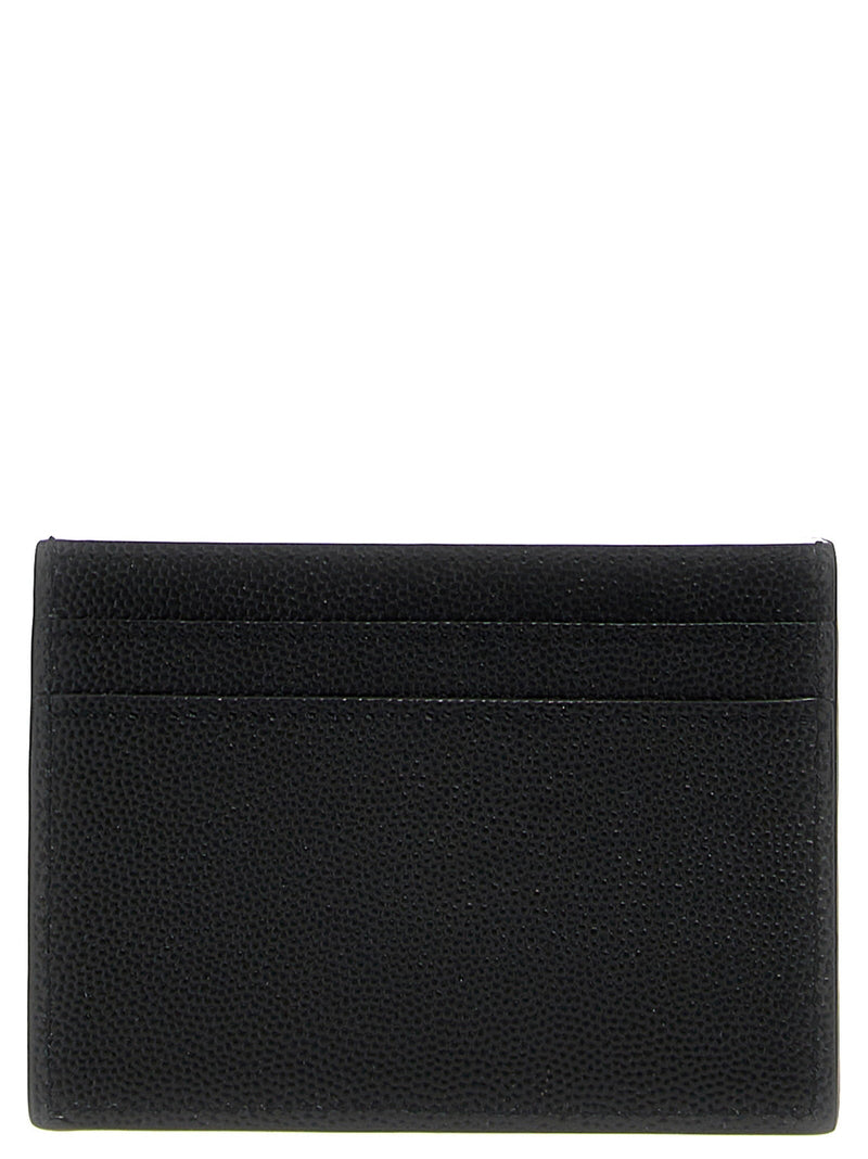 Saint Laurent Monogramme Leather Card Case — Black Cases
