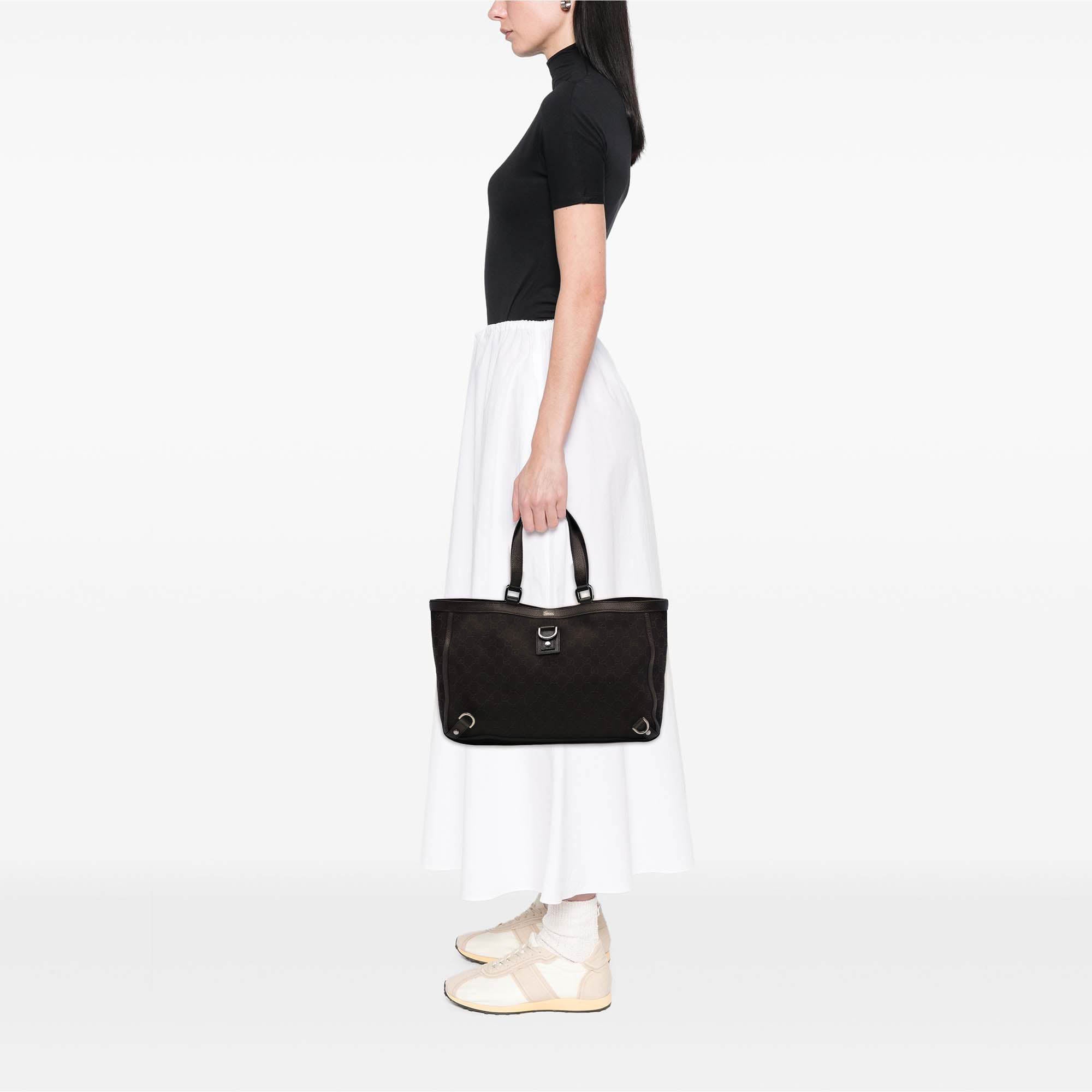 GG Denim Abbey D Ring Tote - Image 6