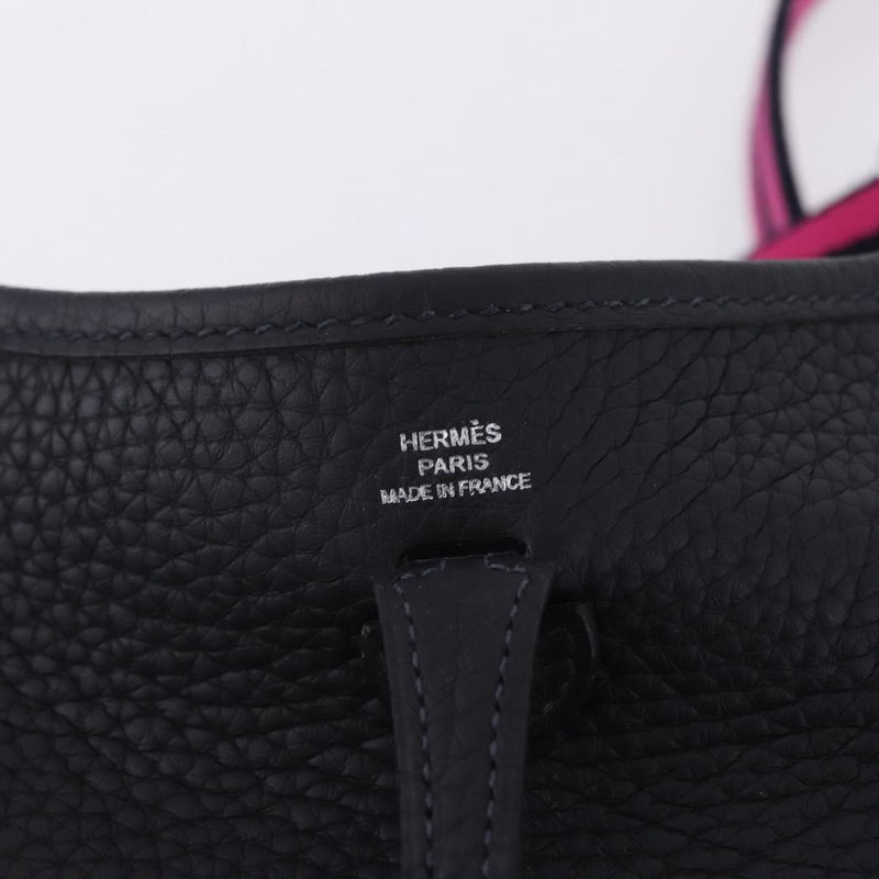 Hermes Evelyne Bag Gen Iii Clemence Black Leather