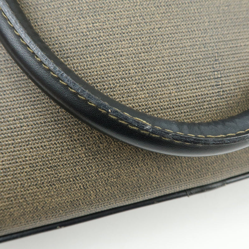 Fendi Vintage Dome Satchel Leather Brown