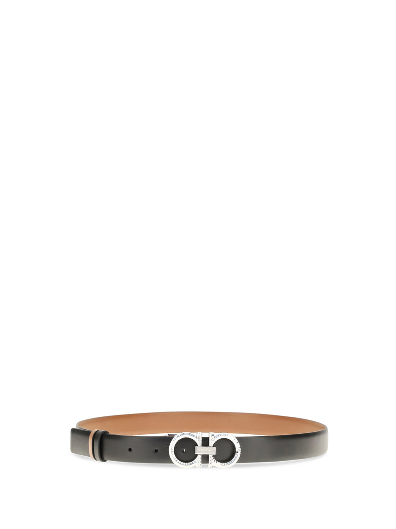 Ferragamo Belt — Brown Cognac Calf Leather Bos Taurus
