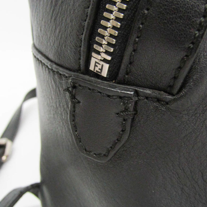 Fendi By The Way Leather With Crystals Black Bag