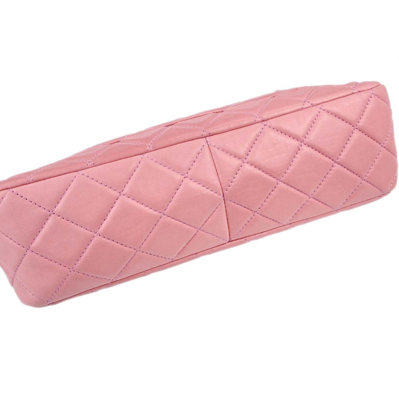 Chanel Classic Single Flap Quilted Lambskin Pink Leather Bag