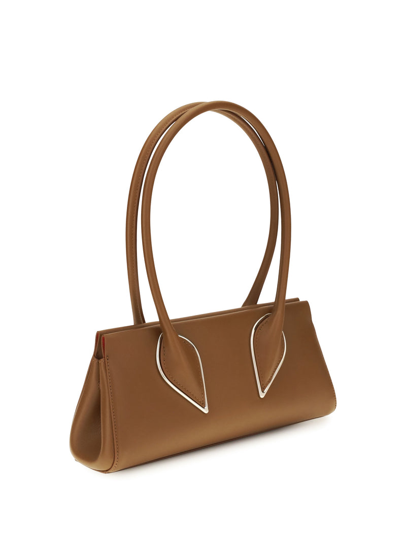 Christian Louboutin Venus Shoulder Bag — Tan Calf Leather