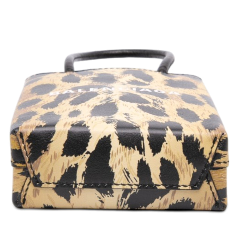 Mini Leopard Print Logo Shopping Phone Holder - Image 3