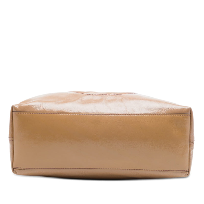 Medium Patent Soho Chain Tote - Image 3