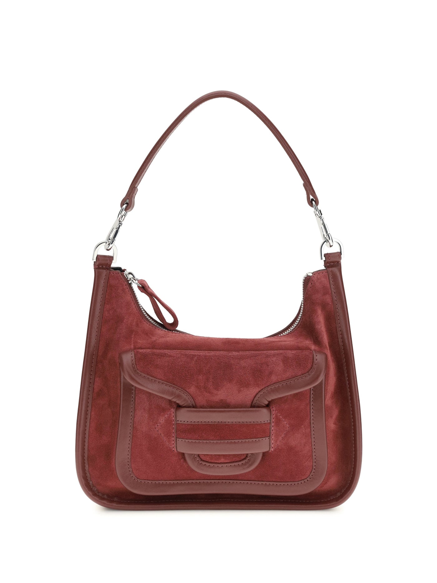 Pierre Hardy Shoulder Bag — Burgundy Calf Leather Bos Taurus