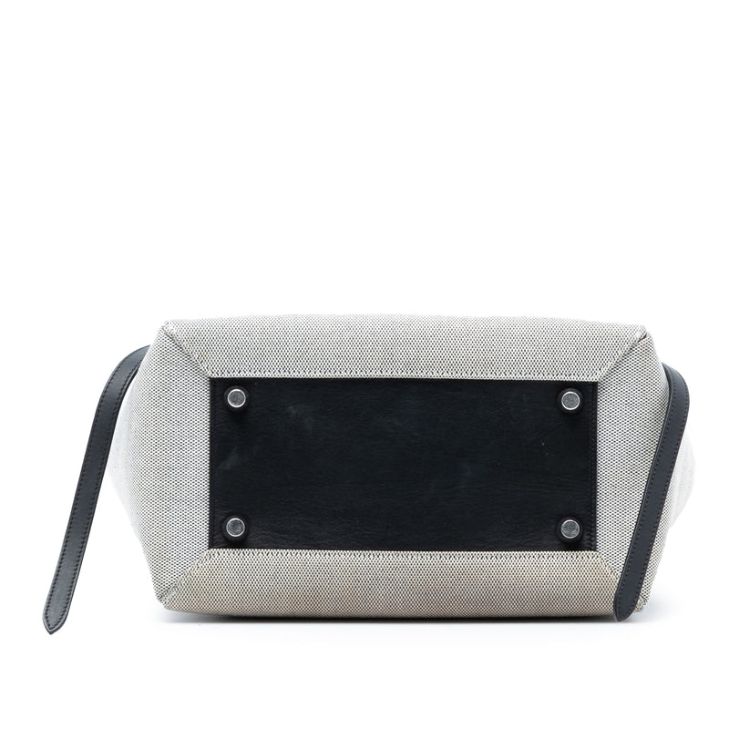 Mini Canvas and Leather Belt Bag - Image 3