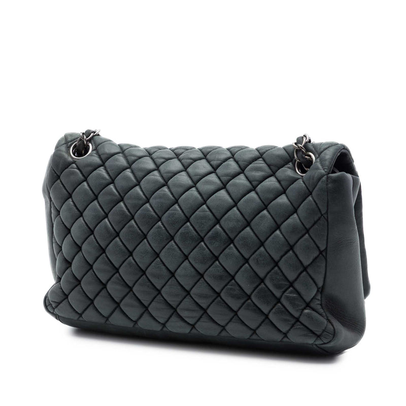 Large Quilted Iridescent Calfskin New Bubble Flap - Image 2