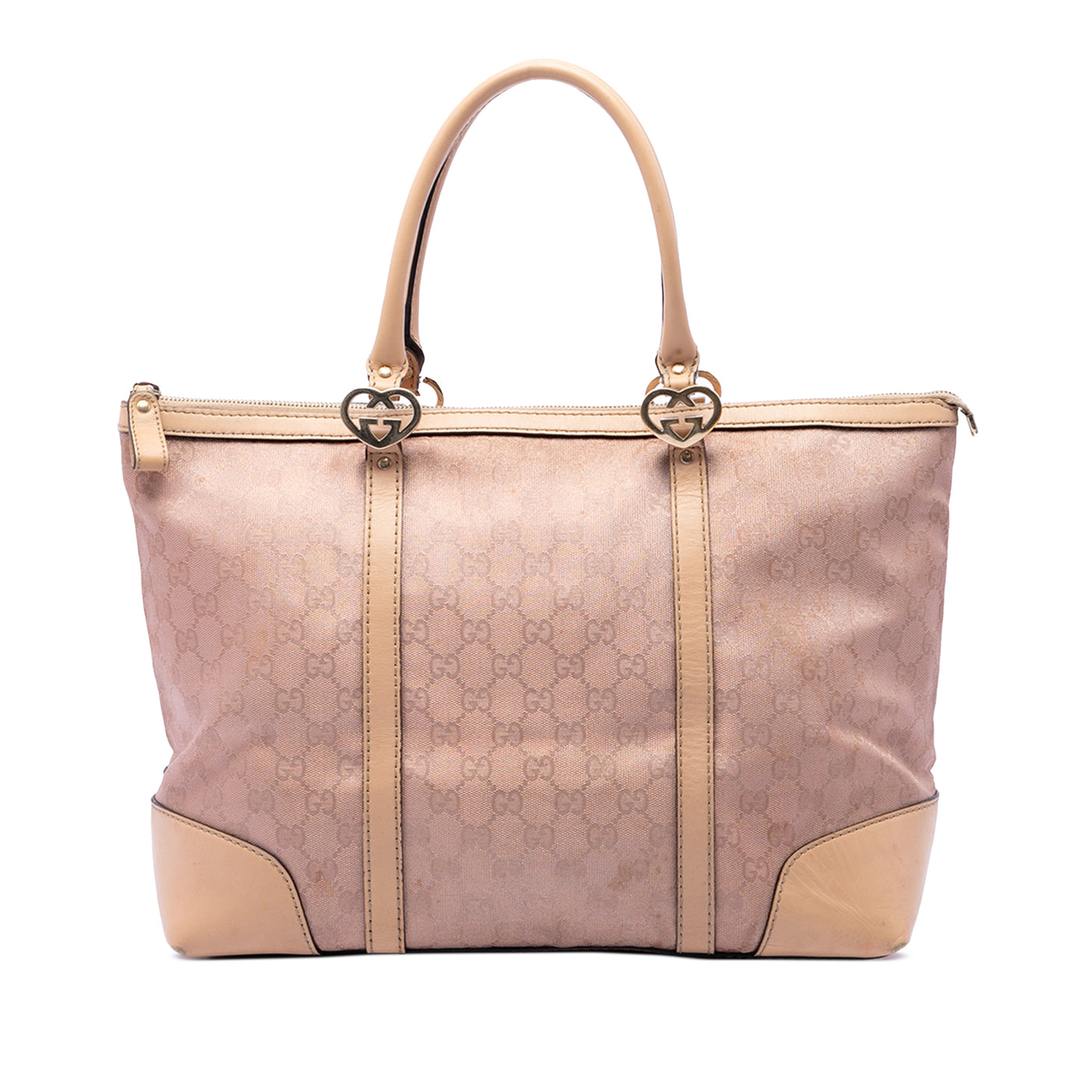 GG Metallic Canvas Lovely Tote - Image 1