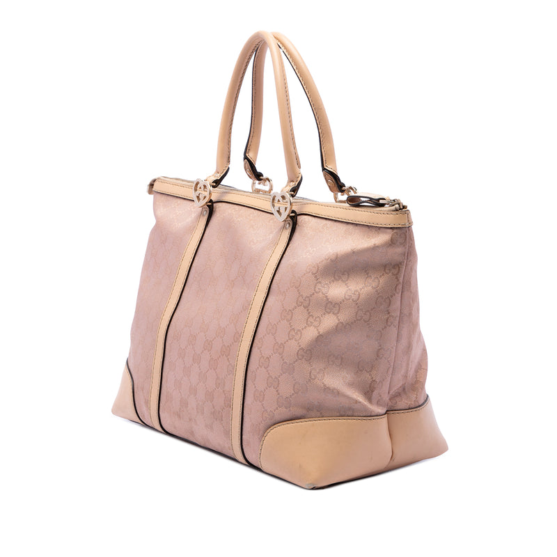 GG Metallic Canvas Lovely Tote - Image 2