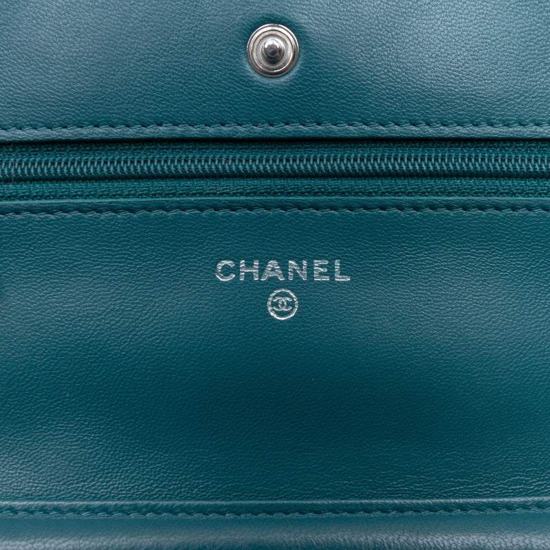 CC Quilted Lambskin Wallet On Chain - Image 5