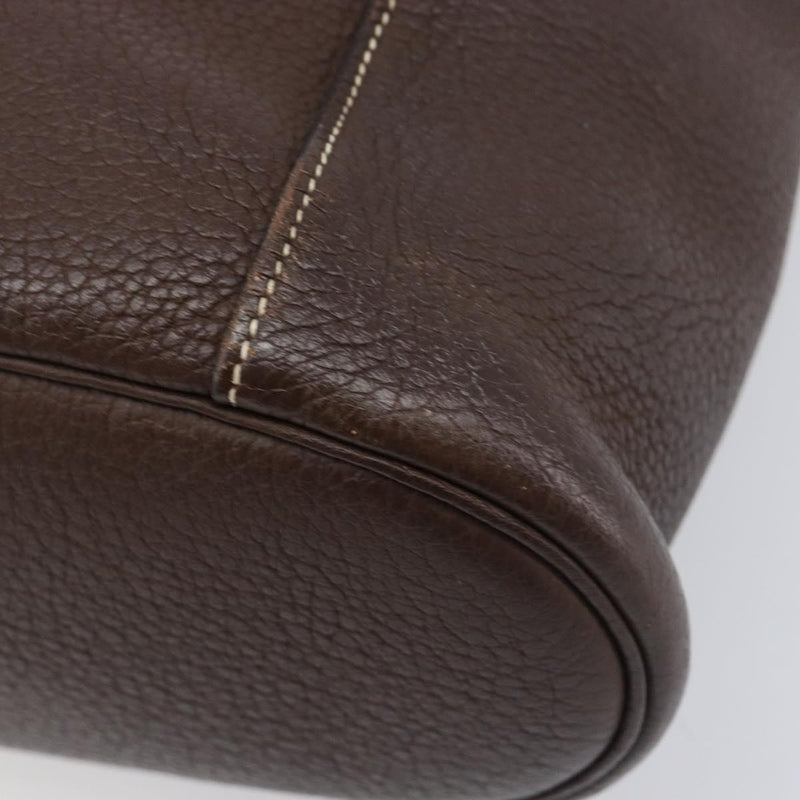 Hermes Sac Good News Leather Brown Bag