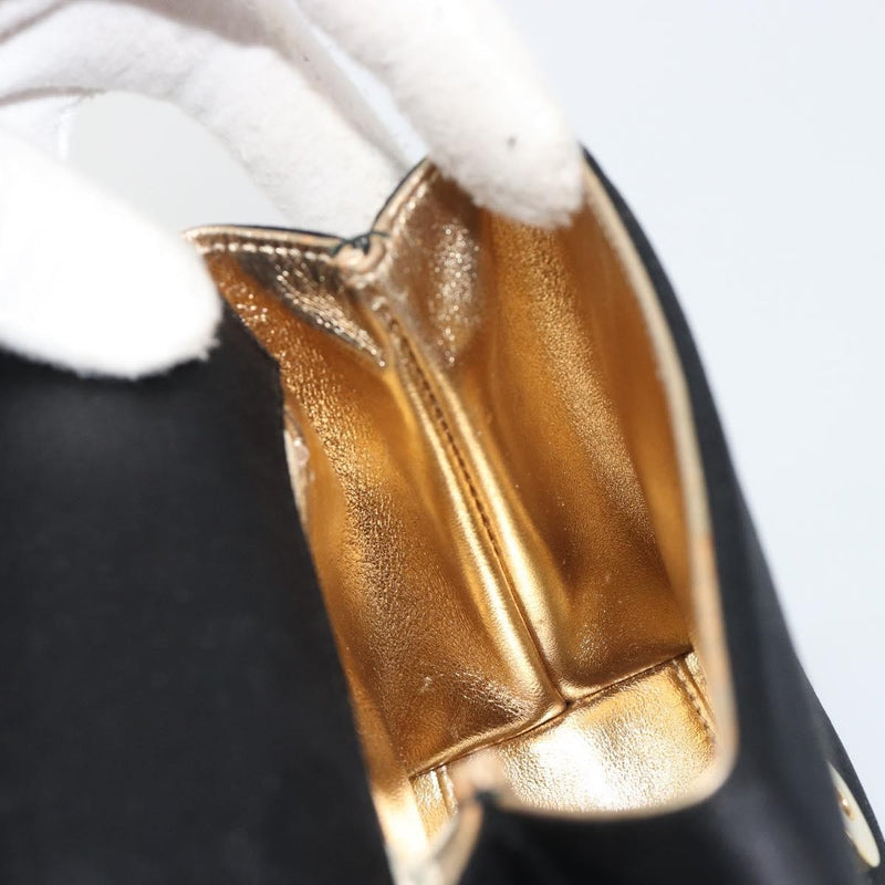 Chanel Vintage Camellia Flap Satin Black Bag