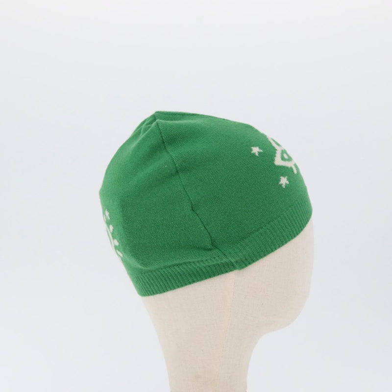 Gucci Beanie Alien Intarsia Green Canvas Accessory