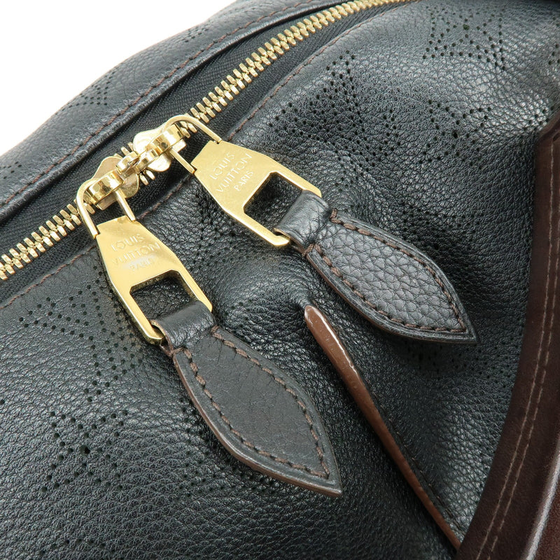 Louis Vuitton Selene Mahina Leather Black Bag