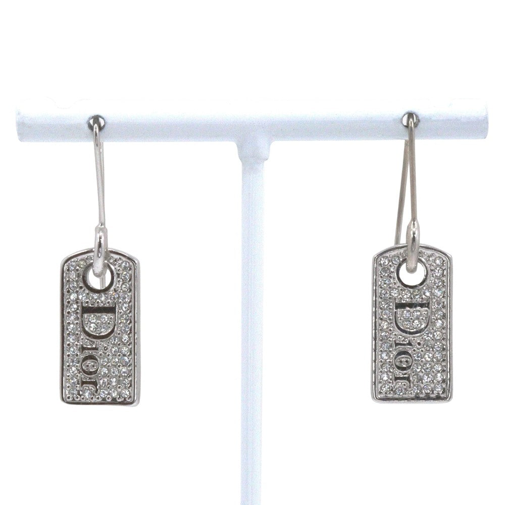 Christian Dior Vintage Logo Metal Silver Bijoux