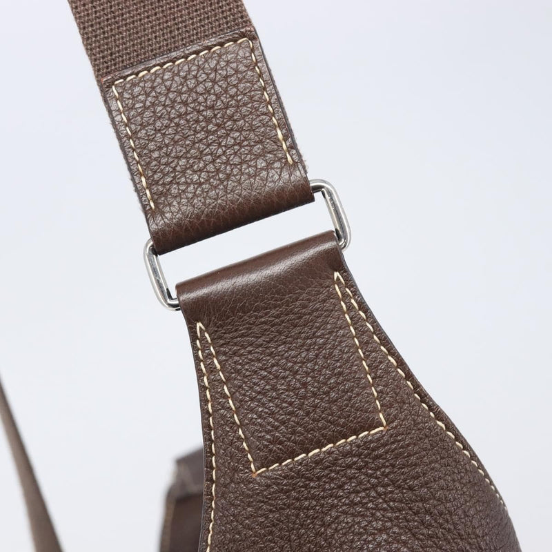 Hermes Sac Good News Leather Brown Bag