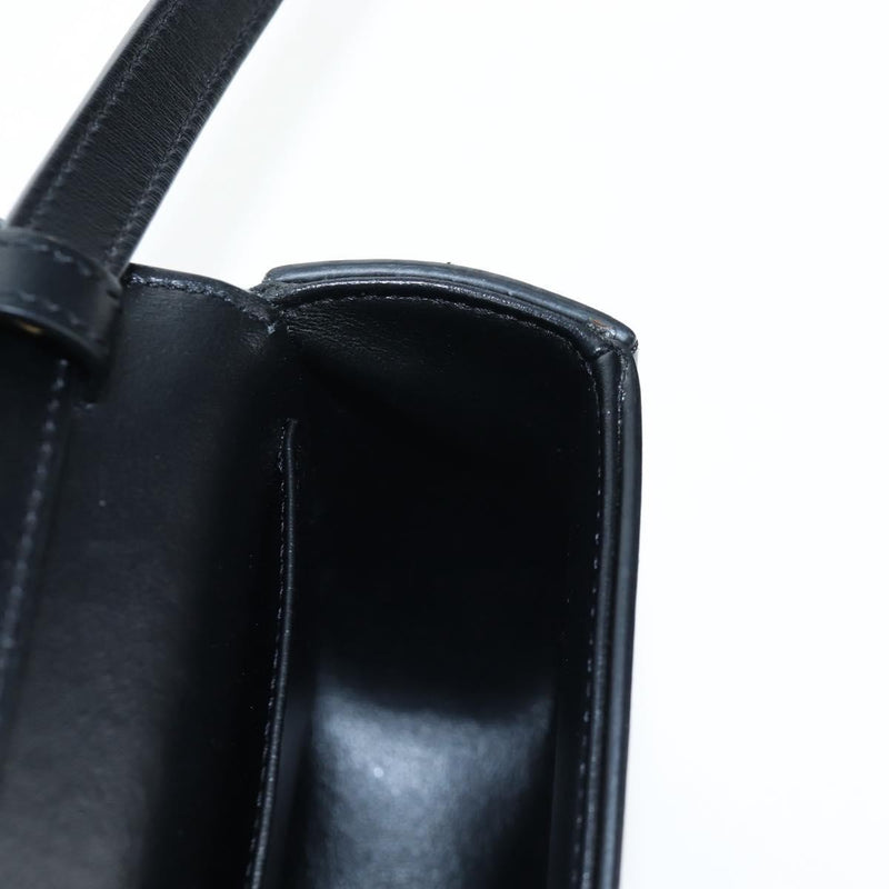 Celine Triomphe Smooth Calfskin Black Leather Bag