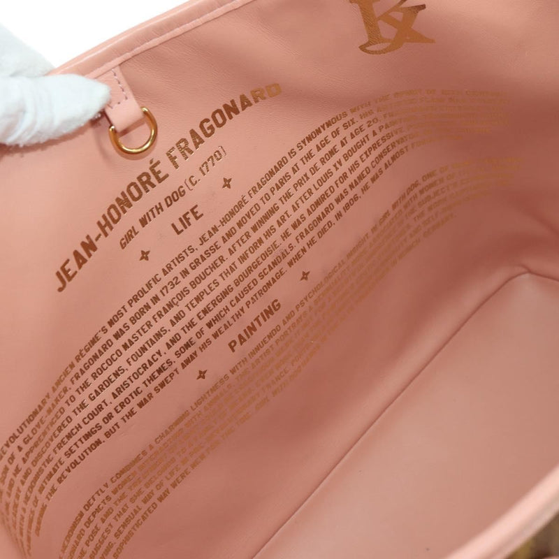Louis Vuitton Neverfull Nm Limited Edition Jeff Koons Fragonard Print Canvas Pink Bag