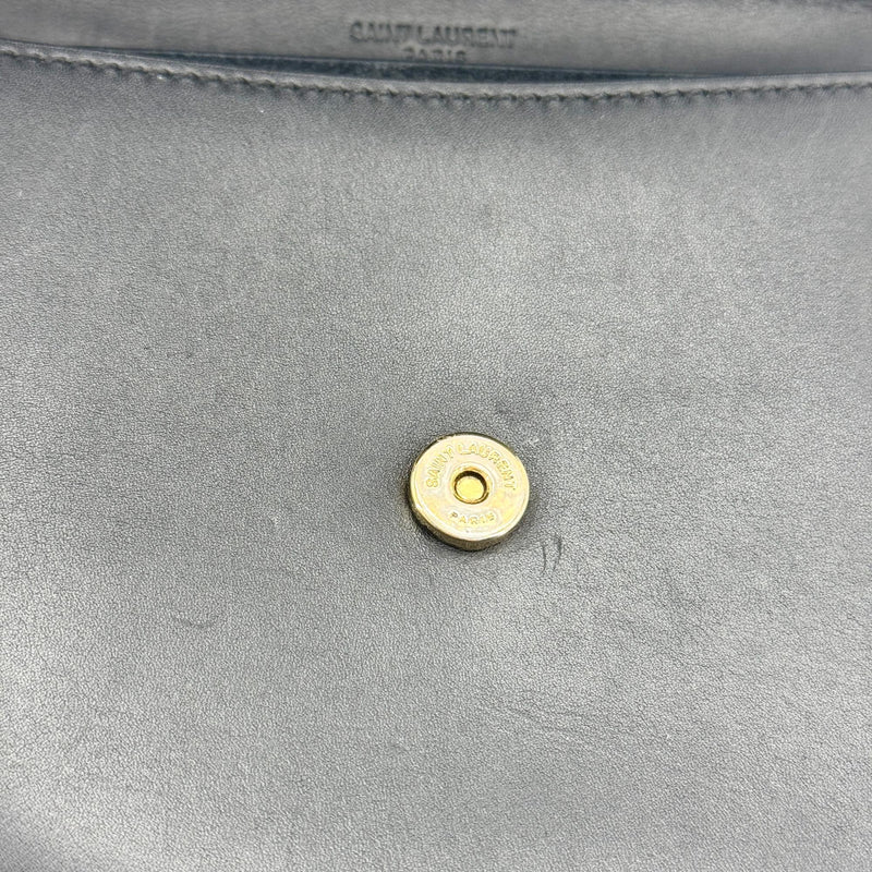 Saint Laurent Kaia Leather Black Bag