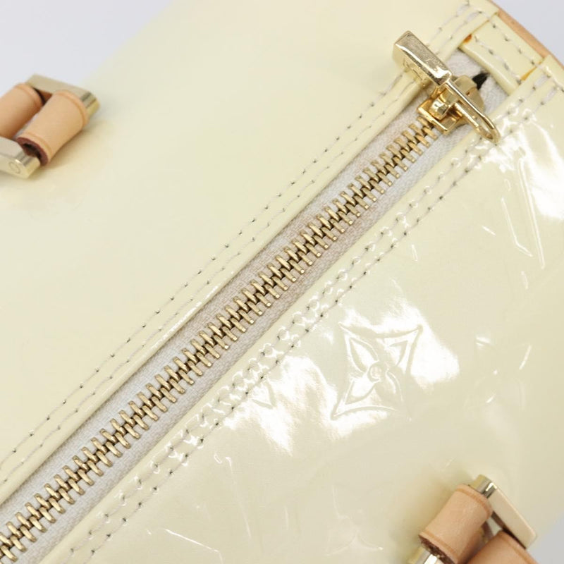 Louis Vuitton Bedford Monogram Vernis Beige Patent_leather Bag
