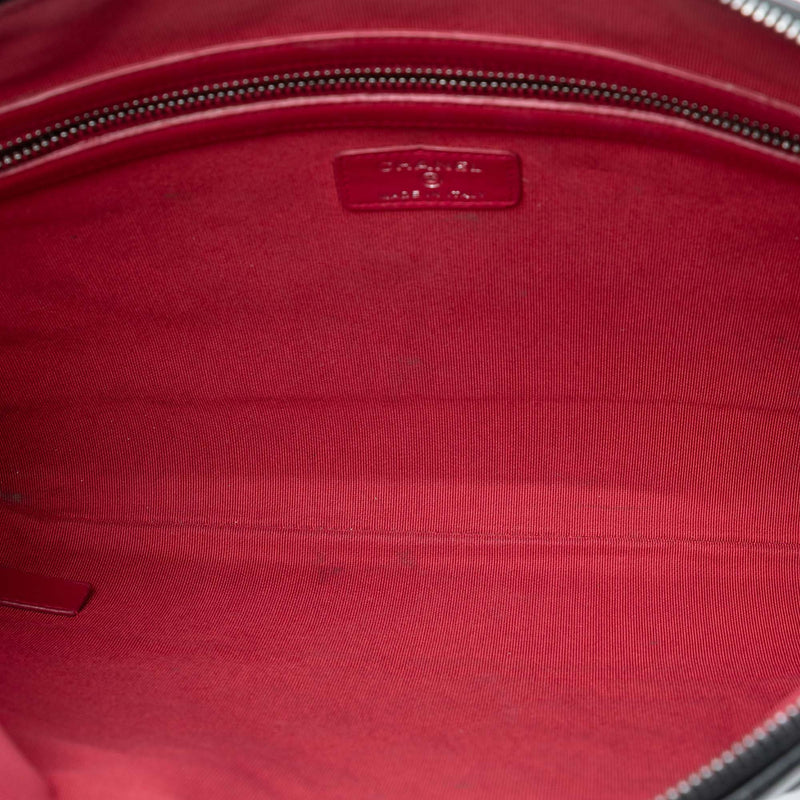 Large Aged Calfskin Gabrielle O Case Clutch - Image 4