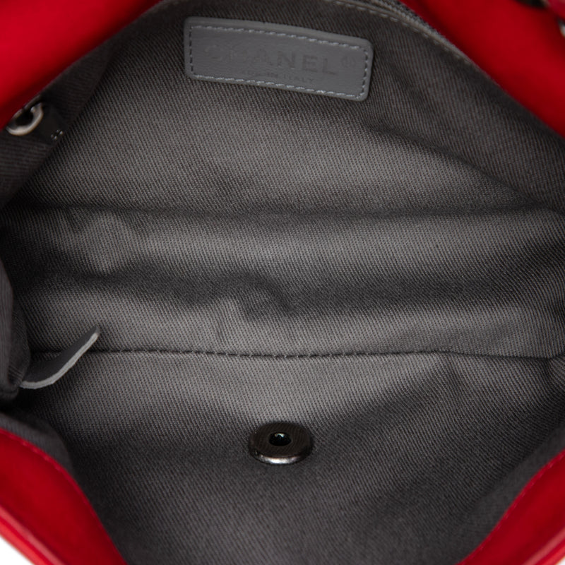 Iridescent Calfskin Diamond Stitch Flap - Image 4