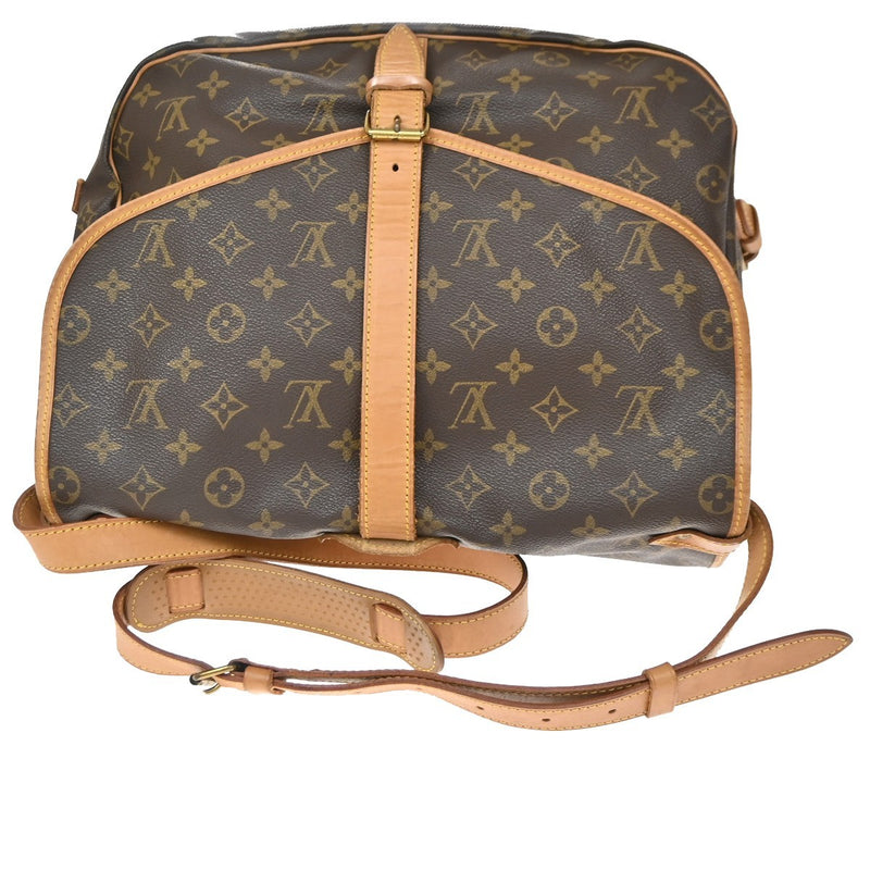 Louis Vuitton Saumur Monogram Canvas Brown Bag